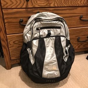 Silver Northface RECON backpack
